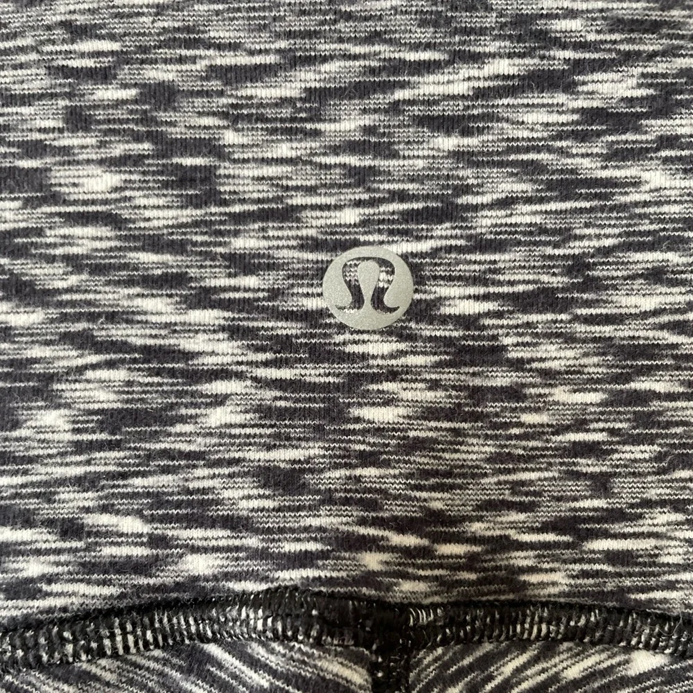 LULULEMON Ready To Rulu Tight 28” Spaced Out Space Dye Black White Size 6
